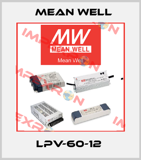 LPV-60-12  Mean Well