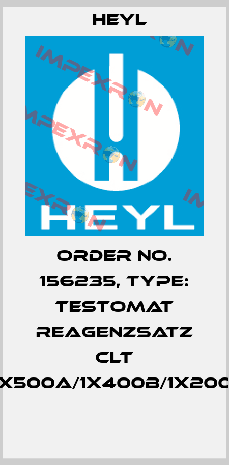 Order No. 156235, Type: Testomat Reagenzsatz ClT 2x500A/1x400B/1x200C  Heyl