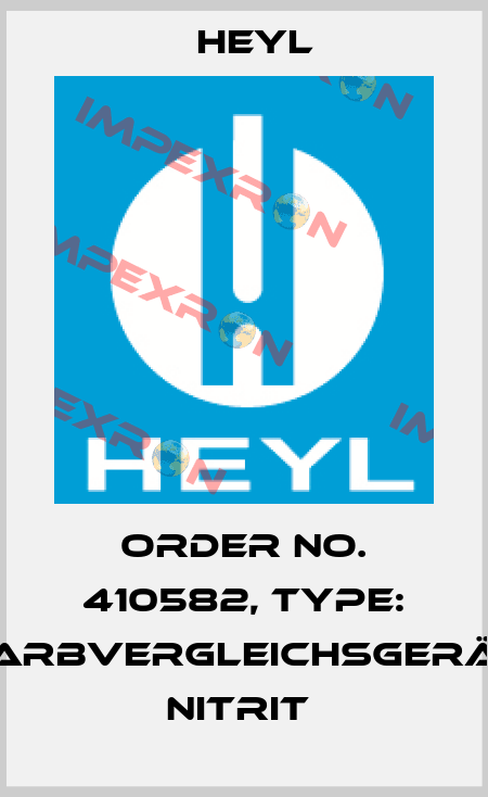 Order No. 410582, Type: Farbvergleichsgerät Nitrit  Heyl