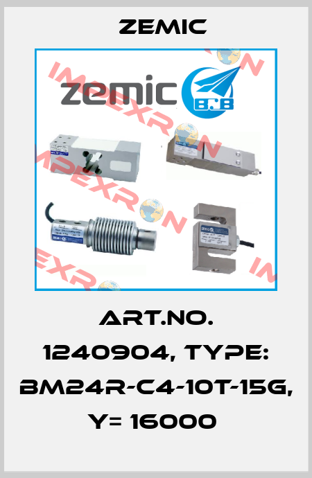 Art.No. 1240904, Type: BM24R-C4-10t-15G, Y= 16000  ZEMIC