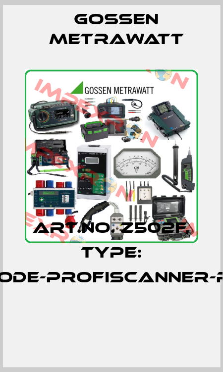 Art.No. Z502F, Type: Barcode-Profiscanner-RS232  Gossen Metrawatt