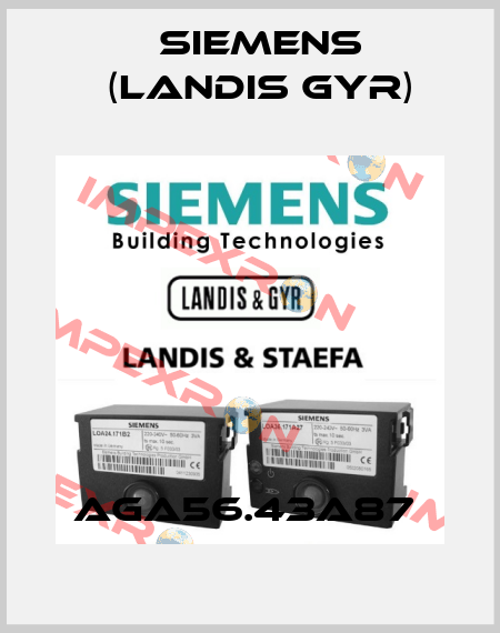 AGA56.43A87  Siemens (Landis Gyr)