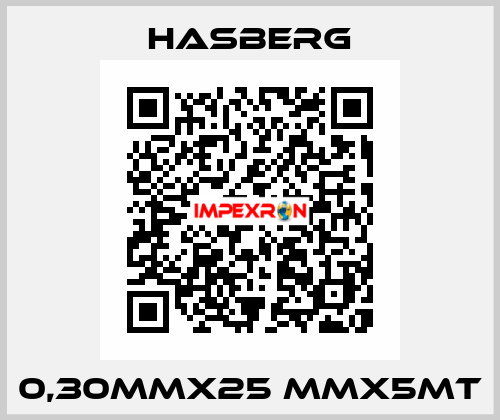 0,30MMX25 MMX5MT Hasberg