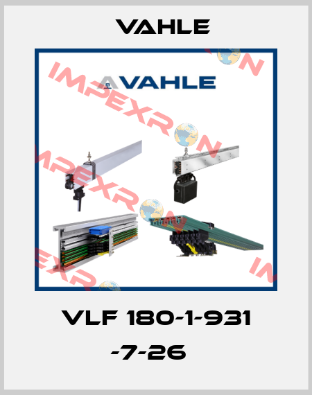 VLF 180-1-931 -7-26   Vahle