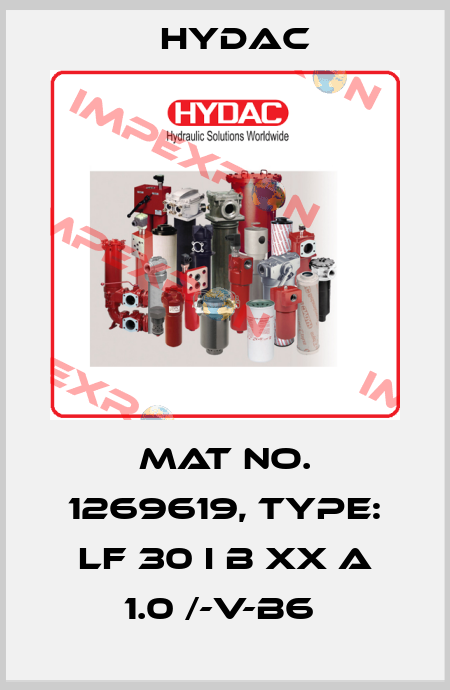 Mat No. 1269619, Type: LF 30 I B XX A 1.0 /-V-B6  Hydac