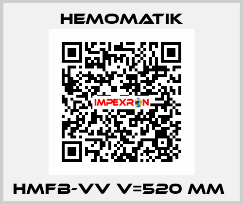 HMFB-VV V=520 mm  Hemomatik
