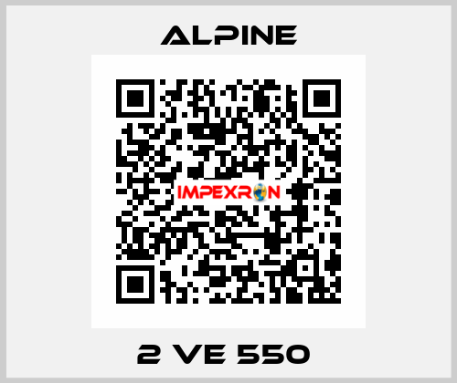 2 VE 550  Alpine