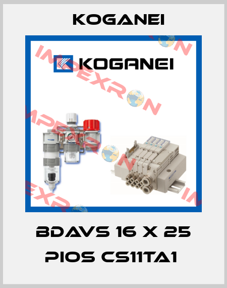 BDAVS 16 X 25 PIOS CS11TA1  Koganei