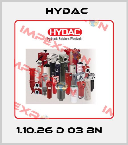  1.10.26 D 03 BN    Hydac