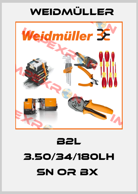 B2L 3.50/34/180LH SN OR BX  Weidmüller