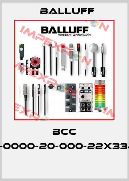 BCC M333-0000-20-000-22X334-000  Balluff