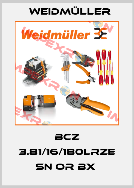 BCZ 3.81/16/180LRZE SN OR BX  Weidmüller
