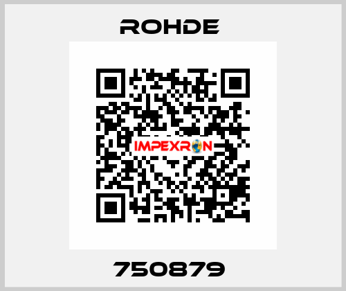 750879  Rohde 