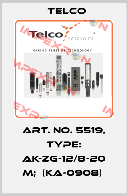 Art. No. 5519, Type: AK-ZG-12/8-20 m;  (KA-0908)  Telco