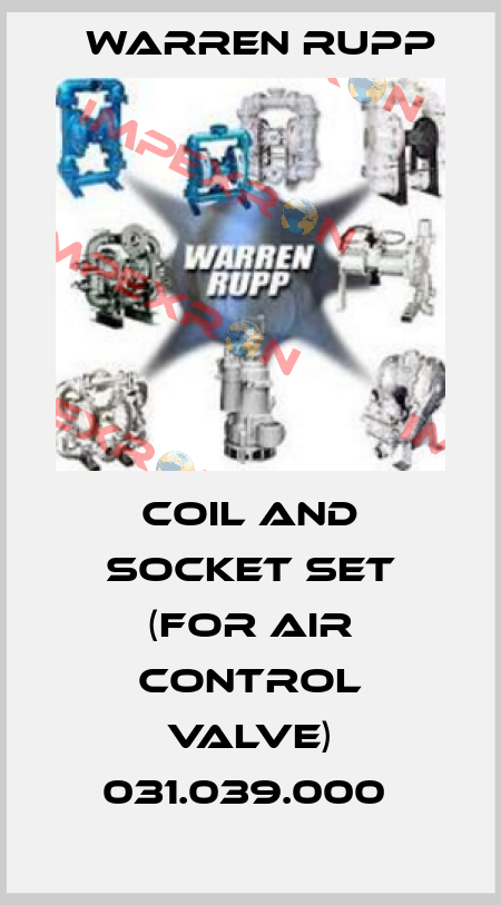 COIL AND SOCKET SET (FOR AIR CONTROL VALVE) 031.039.000  Warren Rupp