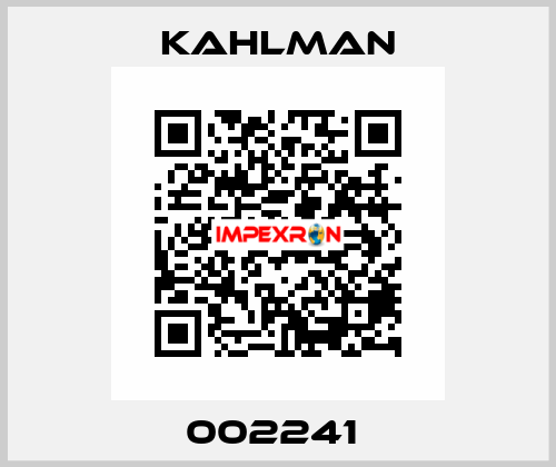 002241  Kahlman