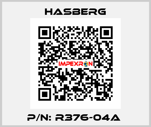 P/N: R376-04A  Hasberg