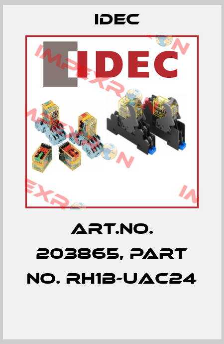 Art.No. 203865, Part No. RH1B-UAC24  Idec
