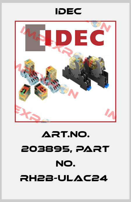 Art.No. 203895, Part No. RH2B-ULAC24  Idec