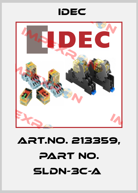 Art.No. 213359, Part No. SLDN-3C-A  Idec