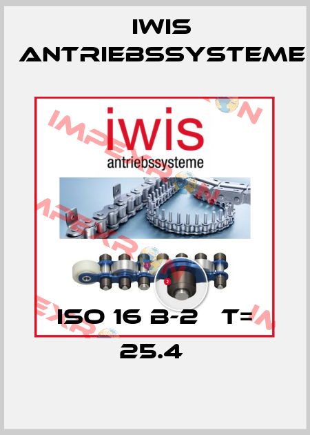 ISO 16 B-2   T= 25.4  iwis antriebssysteme