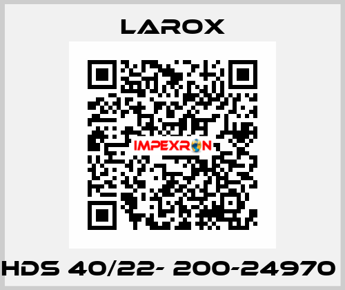 HDS 40/22- 200-24970  Larox
