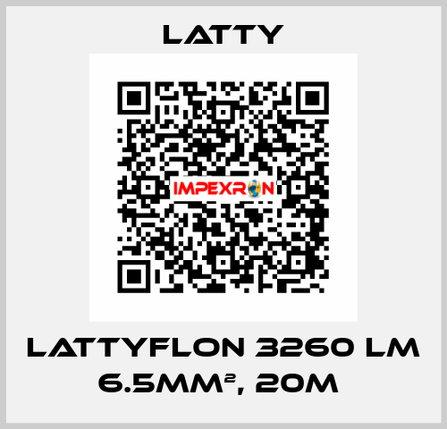 LATTYFLON 3260 LM 6.5MM², 20M  Latty