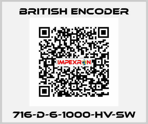716-D-6-1000-HV-SW British Encoder
