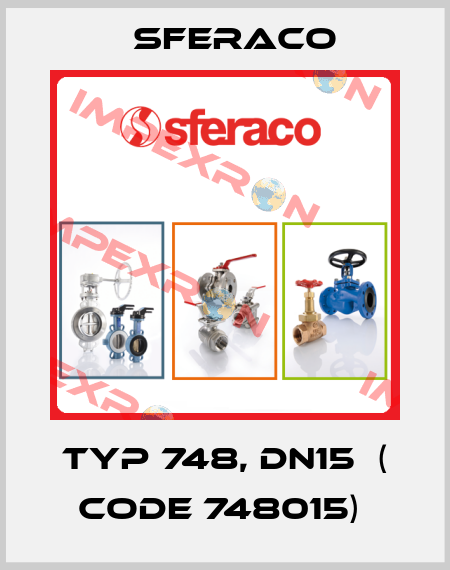 Typ 748, DN15  ( code 748015)  Sferaco