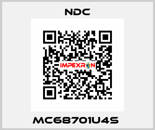 MC68701U4S  NDC