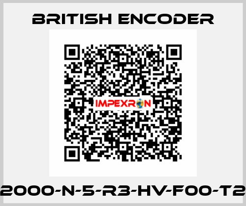 15H-01-SF-2000-N-5-R3-HV-F00-T2-SPEC779 British Encoder