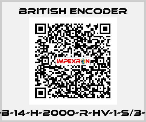 260-N-B-14-H-2000-R-HV-1-S/3-SF-4-N British Encoder
