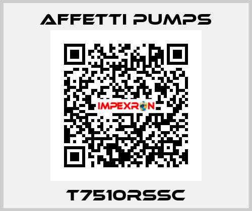 T7510RSSC Affetti pumps