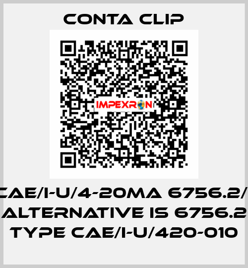 CAE/I-U/4-20mA 6756.2/1 alternative is 6756.2 Type CAE/I-U/420-010 Conta Clip