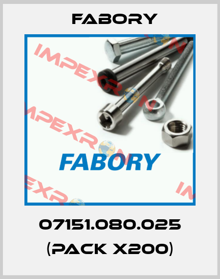 07151.080.025 (pack x200) Fabory