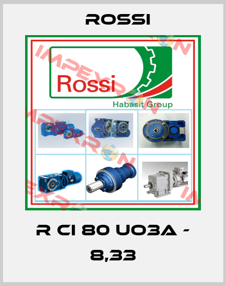 R CI 80 UO3A - 8,33 Rossi