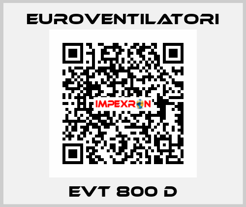 EVT 800 D Euroventilatori