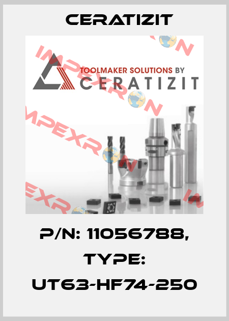 P/N: 11056788, Type: UT63-HF74-250 Ceratizit