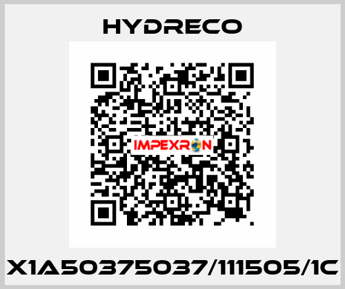 X1A50375037/111505/1C HYDRECO