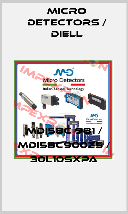 MDI58C 981 / MDI58C900Z5 / 30L10SXPA
 Micro Detectors / Diell