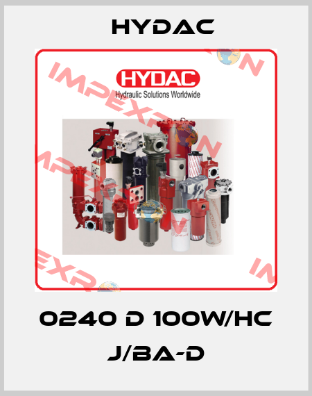 0240 D 100W/HC J/BA-D Hydac