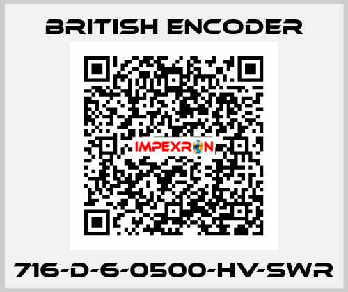 716-D-6-0500-HV-SWR British Encoder
