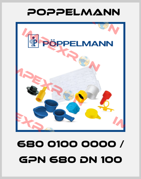 680 0100 0000 / GPN 680 DN 100 Poppelmann