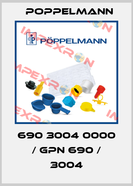 690 3004 0000 / GPN 690 / 3004 Poppelmann
