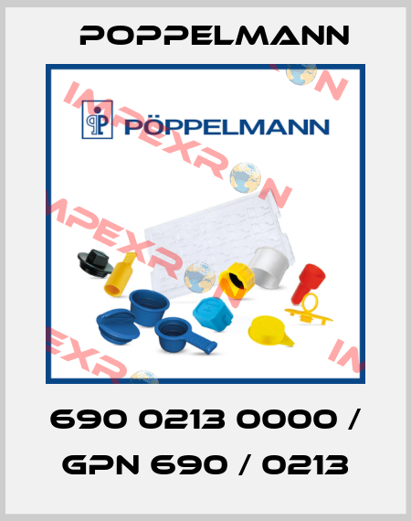 690 0213 0000 / GPN 690 / 0213 Poppelmann