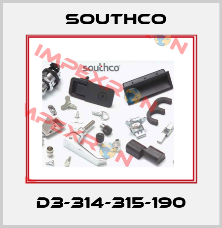 D3-314-315-190 Southco