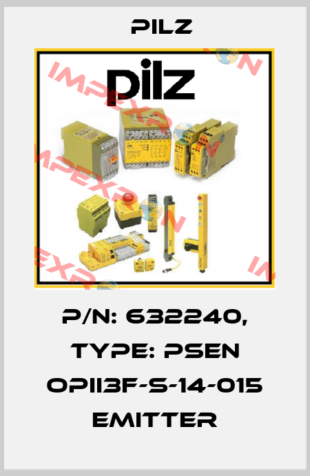 p/n: 632240, Type: PSEN opII3F-s-14-015 emitter Pilz