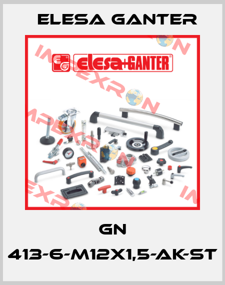 GN 413-6-M12x1,5-AK-ST Elesa Ganter