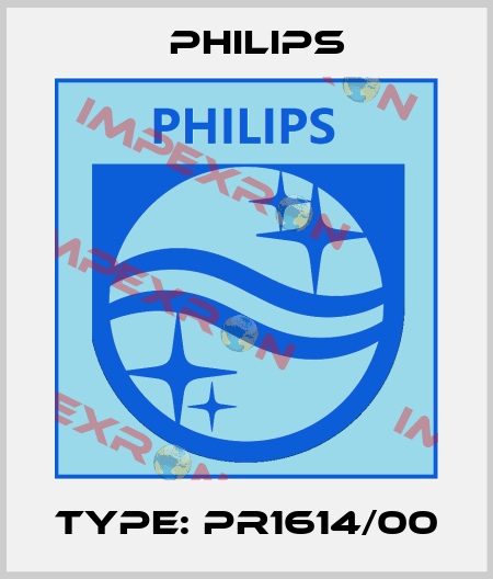 Type: PR1614/00 Philips