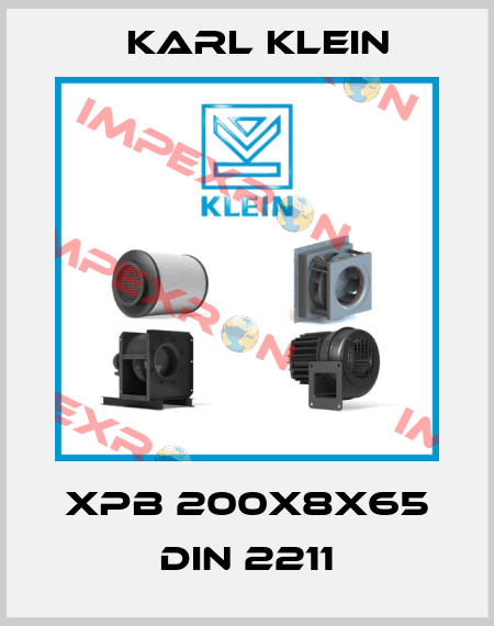 XPB 200X8X65 DIN 2211 Karl Klein